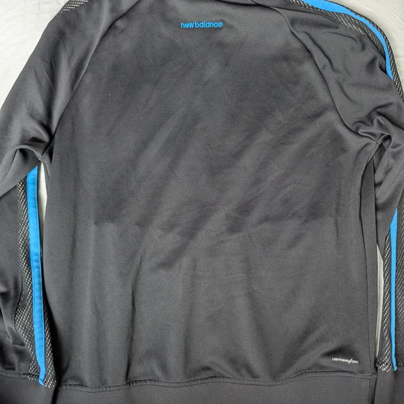 New Balance Black and Blue Men's Sweatshirt - Picture 6 of 9
